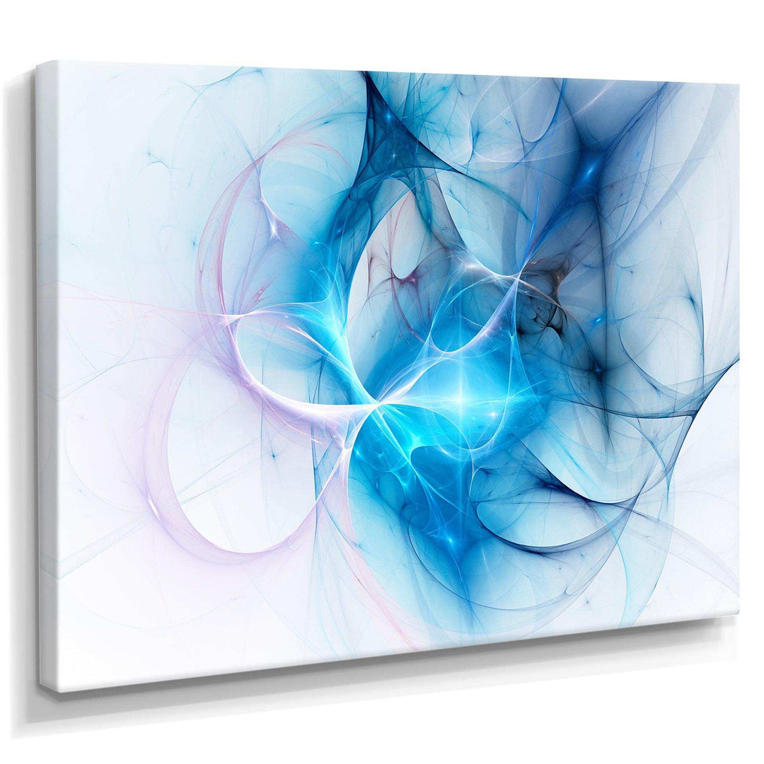 Blue Nebula Star - Modern Bedroom Wall Art