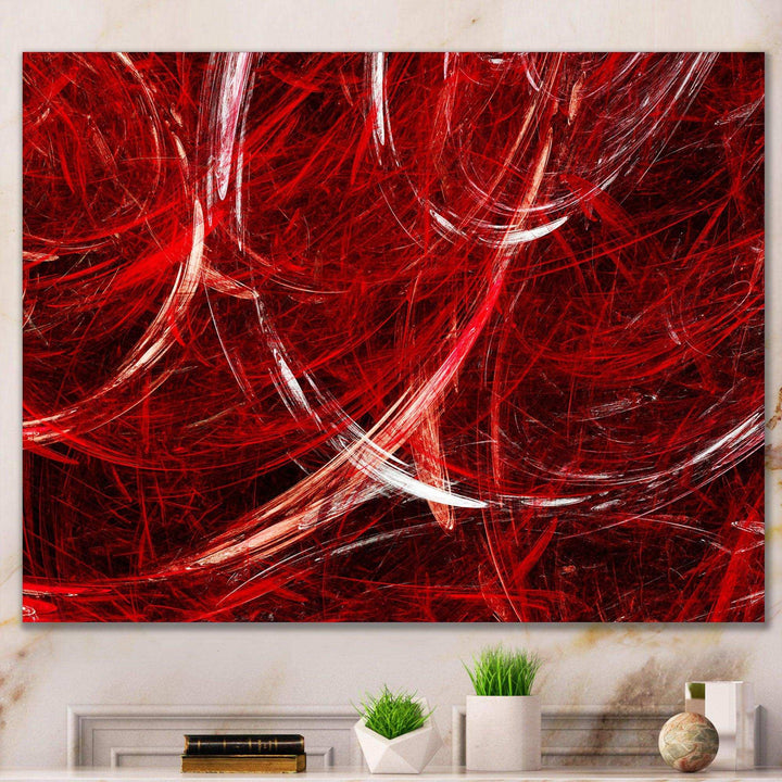 Swirling Clouds - Modern Bedroom Wall Art