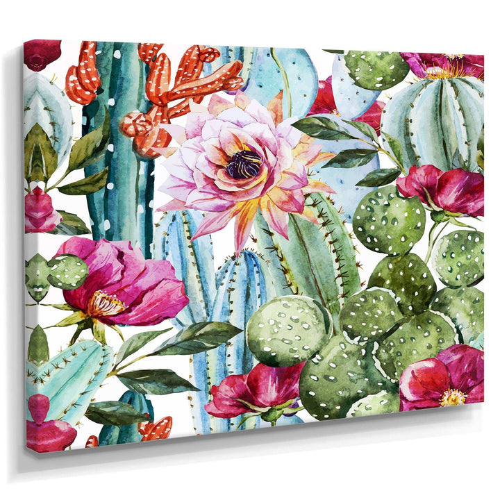 Cactus Pattern Watercolor