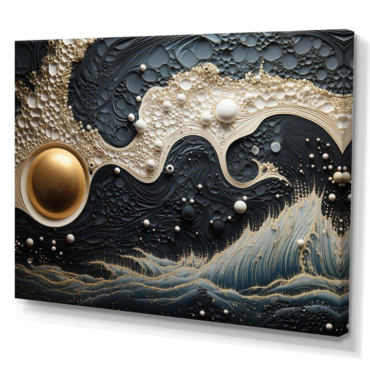 Blue White Tranquil Waters IV - Modern Wall Art Prints