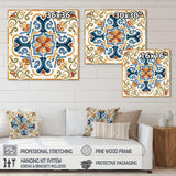 Mediterranean Tiles In Retro Blue II