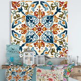 Mediterranean Tiles In Retro Blue III