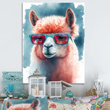 Cool Alpaca With Sunglasses Watercolour II