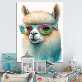 Cool Alpaca With Sunglasses Watercolour III