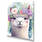 Flower Alpaca Watercolour II