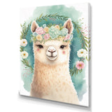 Flower Alpaca Watercolour III