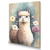 Flower Alpaca Watercolour V