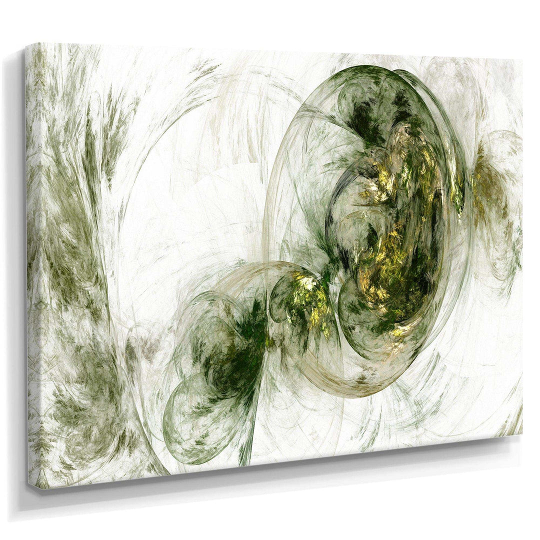 Colored Smoke Green - Modern Living Room Wall Decor