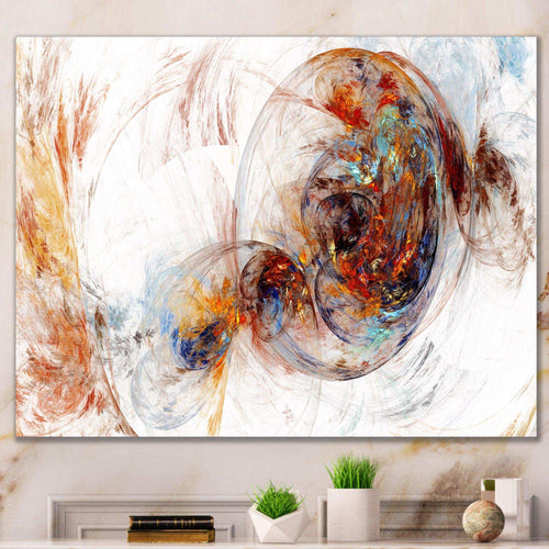 Colored Smoke Brown - Modern Bedroom Wall Art