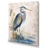 Heron By The Waterside Watercolour I