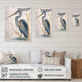 Heron By The Waterside Watercolour II