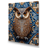 White Owl On Azulejo