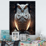 Luminous White Owl I