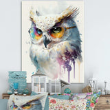 Cool White Owl With Funky Sunglasses I