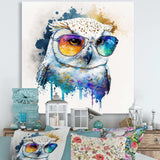 Cool White Owl With Funky Sunglasses IV