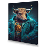 Fancy Bitcoin Bull With Bitcoin Chain I