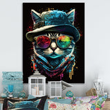 Cool Cat With Funky Sunglasses And A Hat I
