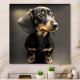 Cute Daschund Portrait