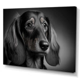 Daschund Black and White Photography