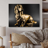 Golden Glam Dachshund I