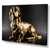 Golden Glam Dachshund I