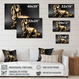 Golden Glam Dachshund I