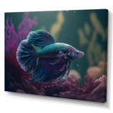 Magnificent Bettafish In Shades Of Blue And Purple I