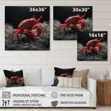 Red Deepsea Crab In Red And Black VI