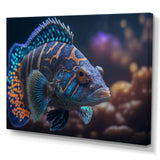 Beautiful Mandarin Fish In Shades Of Blue I