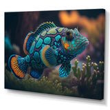 Beautiful Mandarin Fish In Shades Of Blue II