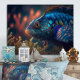 Beautiful Mandarin Fish In Shades Of Blue IV