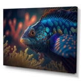 Beautiful Mandarin Fish In Shades Of Blue IV