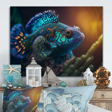 Beautiful Mandarin Fish In Shades Of Blue VI