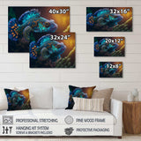 Beautiful Mandarin Fish In Shades Of Blue VI