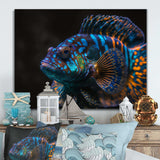 Beautiful Mandarin Fish In Shades Of Blue VII