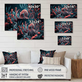 Red Octopus On The Ocean Floor I
