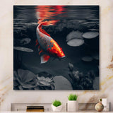 Black And Red Tropical Fish II