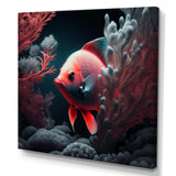 Tropical Fish In Shades Of Red And Blue I