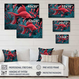 Tropical Fish In Shades Of Red And Blue III