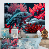 Tropical Fish In Blue And Red I