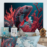 Tropical Fish In Blue And Red V