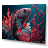 Tropical Fish In Blue And Red V