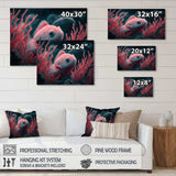 Mysterious Tropical Fish In Blue And Red I