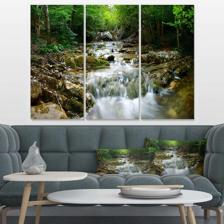 Natural Spring Waterfall Multi-Panels
