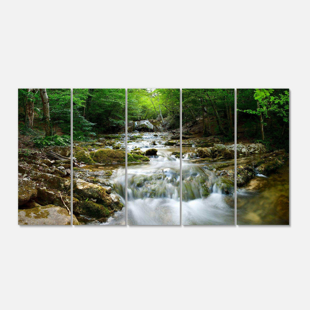 Natural Spring Waterfall Multi-Panels