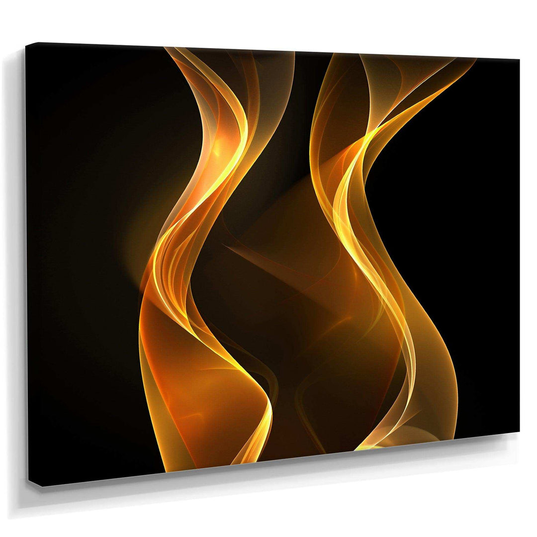 Straight Pink Waves - Modern Bedroom Wall Art