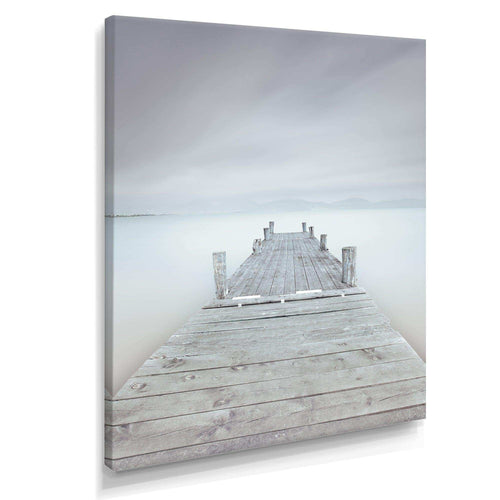 Wooden Pier in Cloudy Mood
