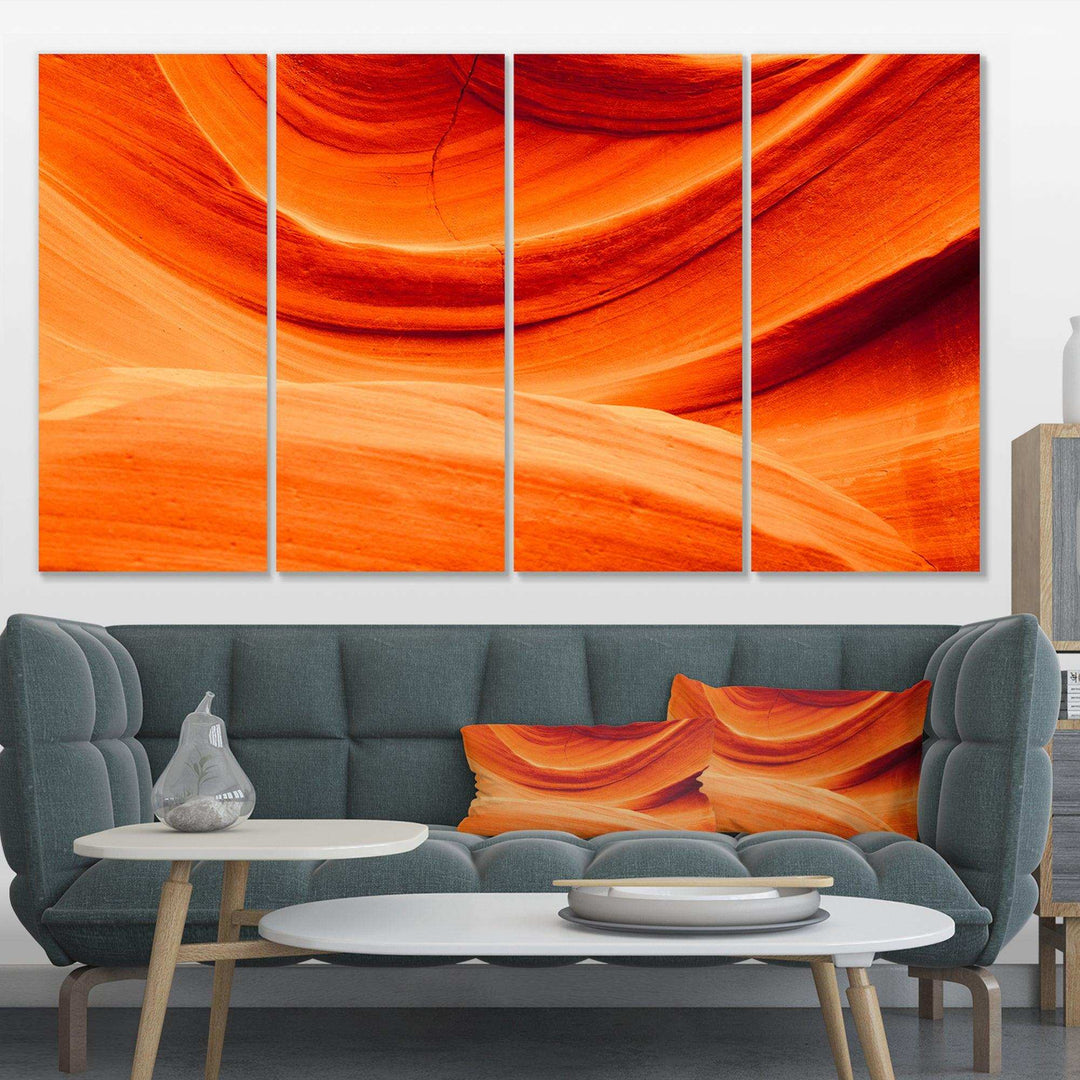 Antelope Canyon Orange Wall Multi-Panels
