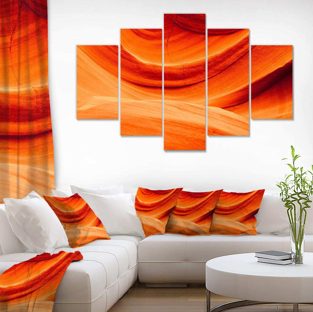 Antelope Canyon Orange Wall Multi-Panels