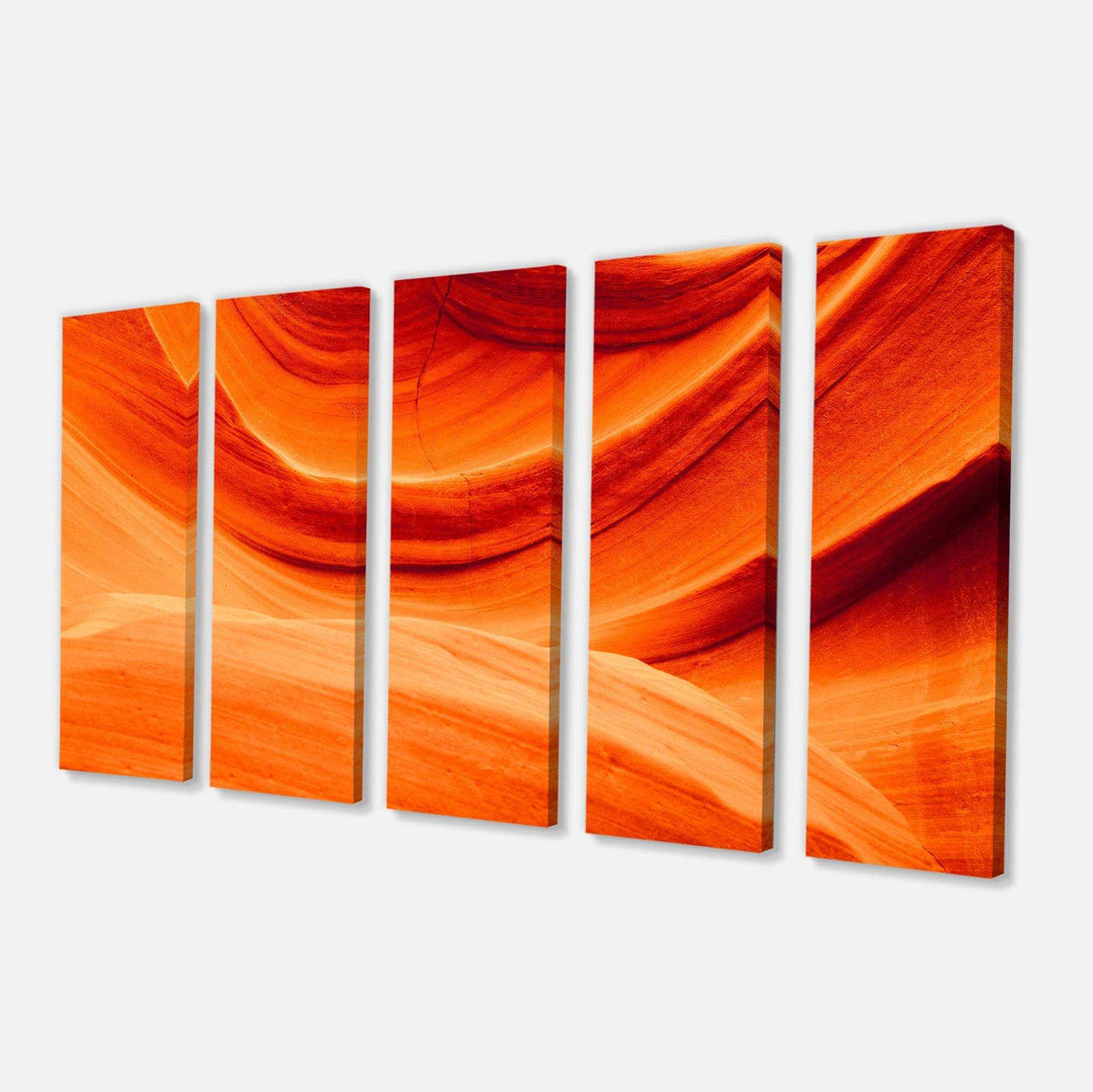 Antelope Canyon Orange Wall Multi-Panels